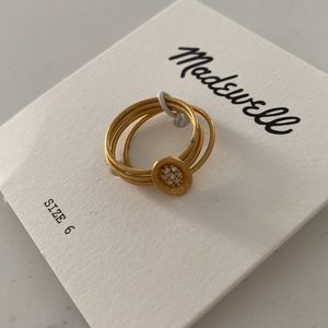 Madewell NWT Stackable Rings